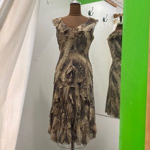 Ralph Lauren snake print dress